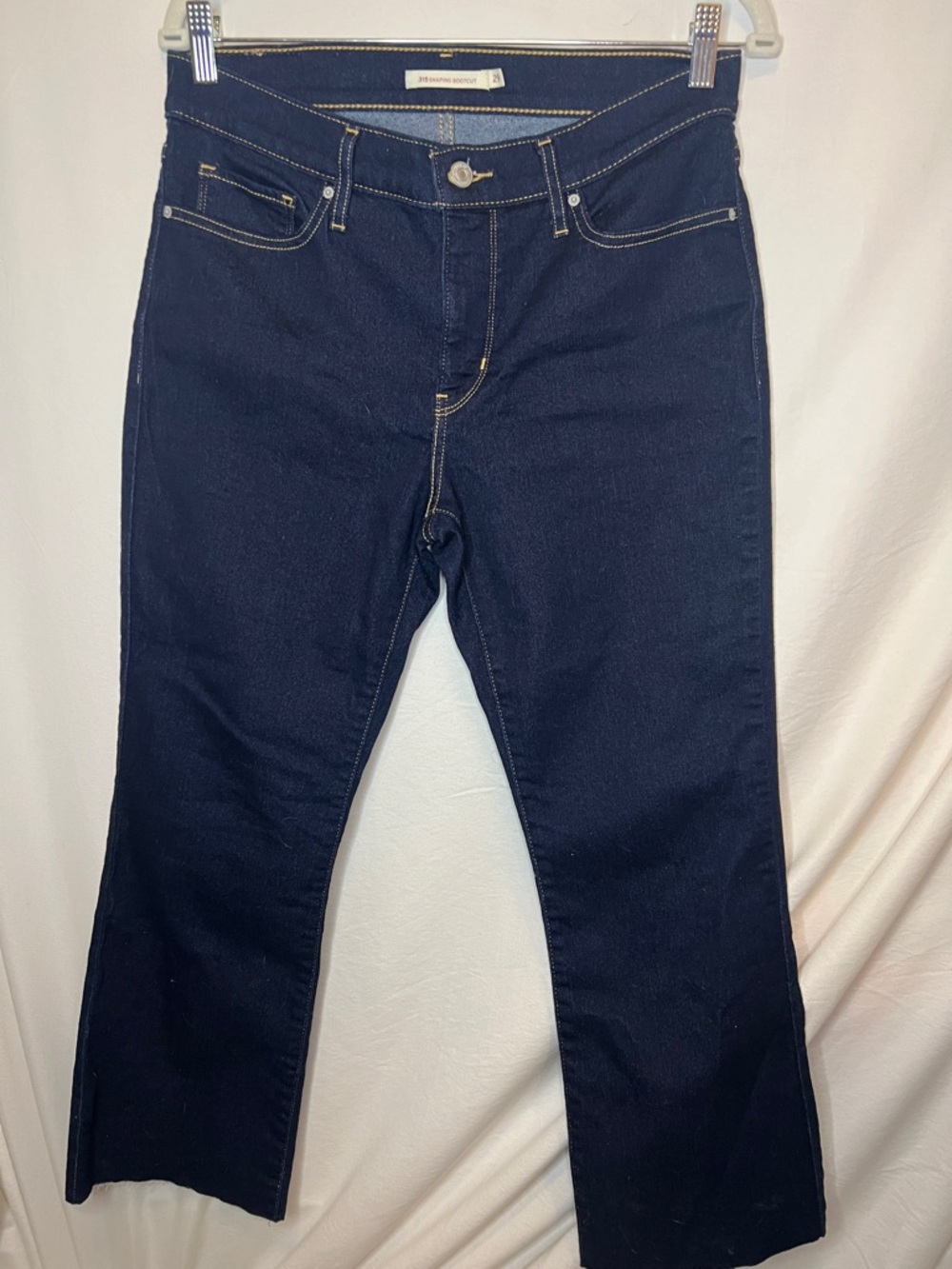 Levi’s Women's Dark Indigo Boot Cut Jeans 15 waist 25 inseam